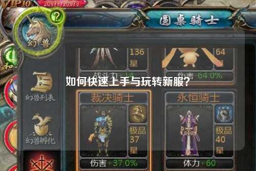 如何快速上手與玩轉新服？