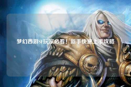 夢幻西游SF玩家必看！新手快速上手攻略