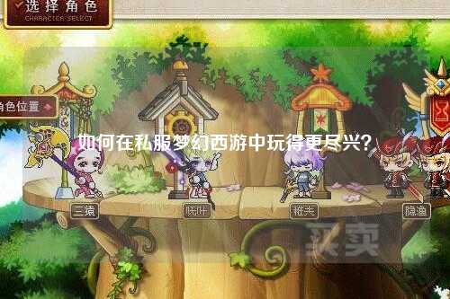 如何在私服夢幻西游中玩得更盡興？