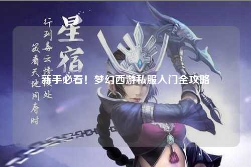 新手必看！夢幻西游私服入門全攻略