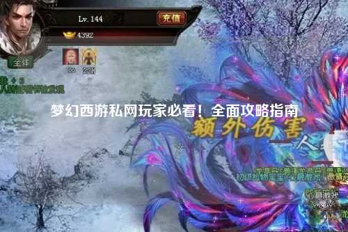 夢幻西游私網(wǎng)玩家必看！全面攻略指南